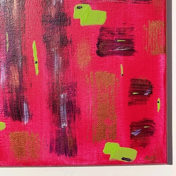 Original art abstract painting bright and beautiful! - Picture 6 of 11